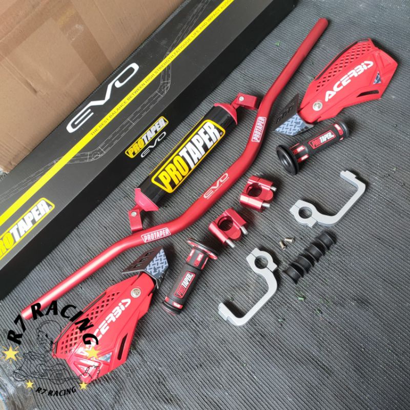 Jual stang fatbar protaper evo low set raiser paket busa palang fuzion ...