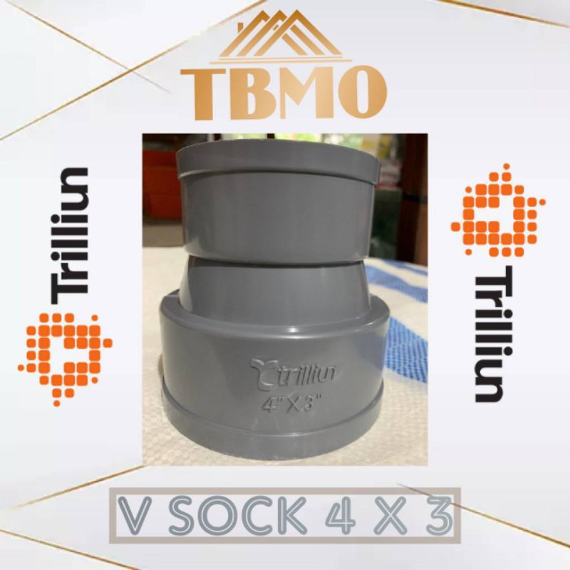 Jual V Sock 4 x 3 inch Trilliun - Reducer Sock / Verloop Sock ...