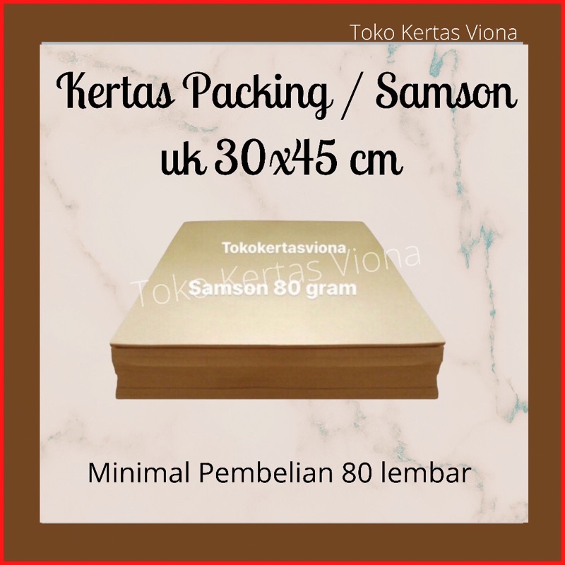 Jual kertas bungkus/ packing/ samson ukuran 30x45 cm | Shopee Indonesia