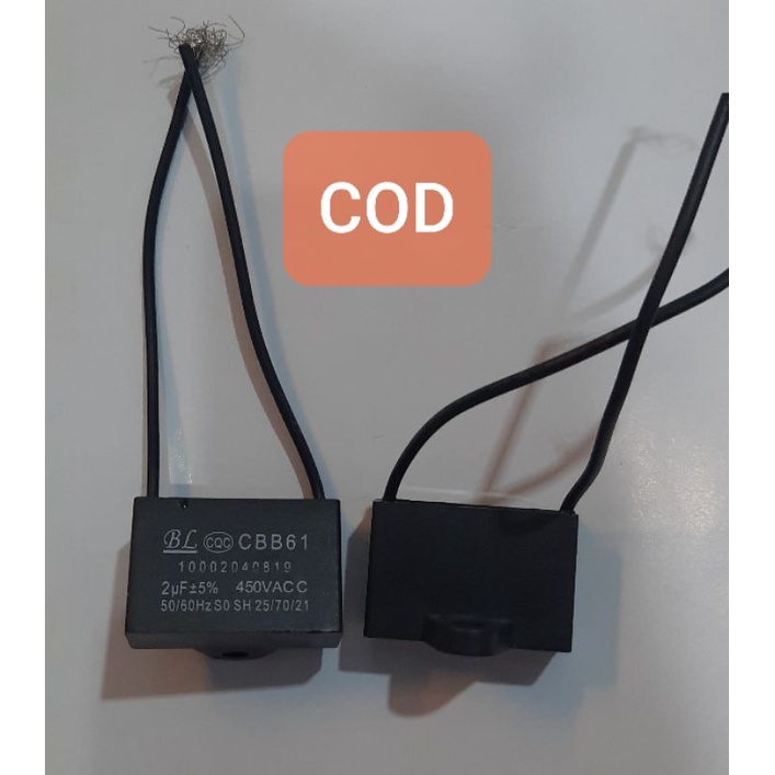 Jual kapasitor kipas angin ukuran 1,5 mikro Shopee Indonesia
