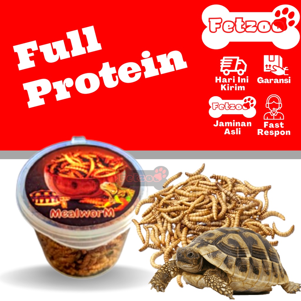 Jual PAKAN KURA KURA AIR ULAT KERING SEAFOOD REPTILE REPTIL PROTEIN