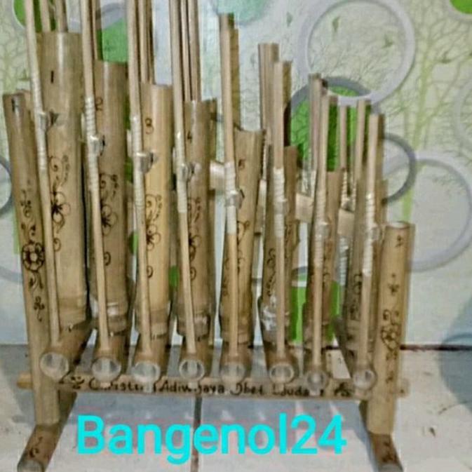 Jual NEW_PRODUCT Angklung bambu 1 oktap mini 8 nada untuk anak sd,tk ...
