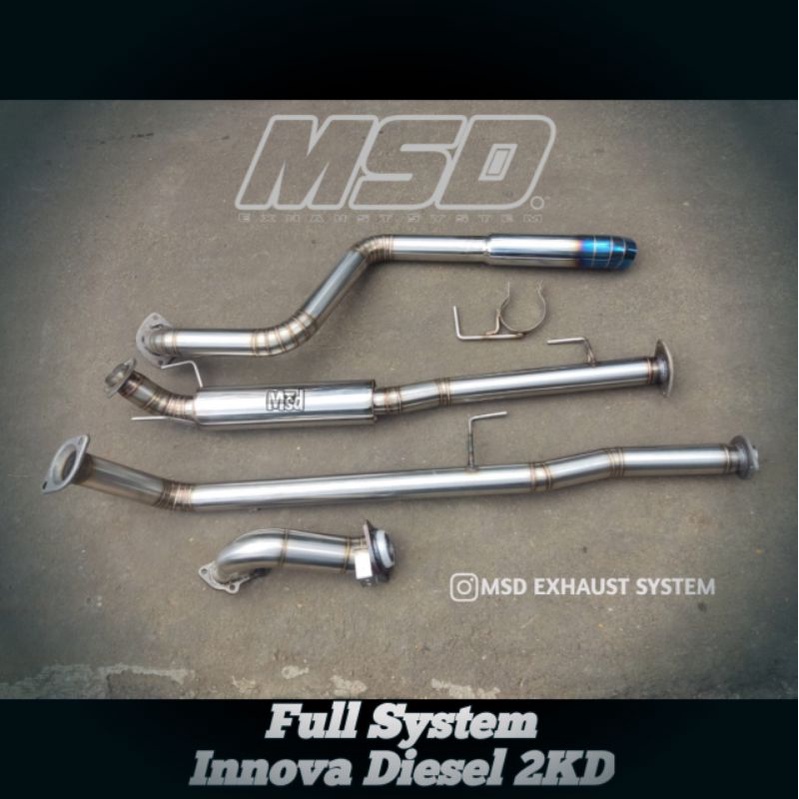 Jual Knalpot Mobil Innova Diesel 2KD Full System Msd | Shopee Indonesia