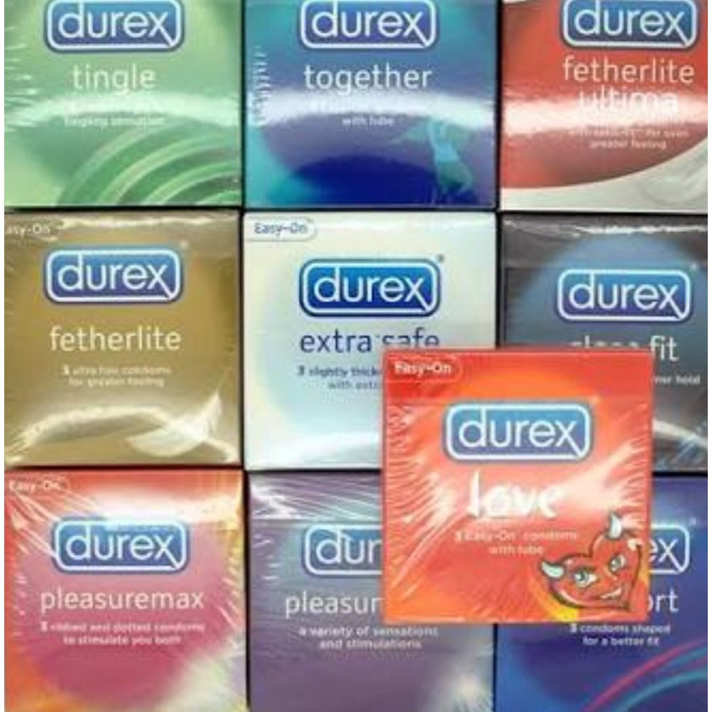 Jual Durex Kondom All Varian isi 3 | Shopee Indonesia