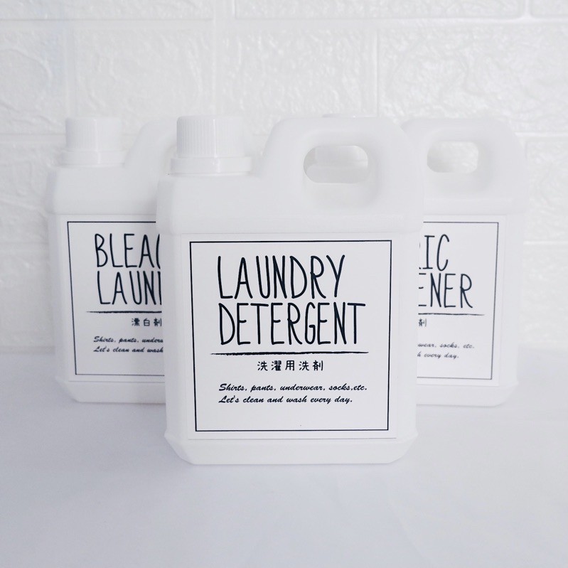 Jual KOTAK 1 - BOTOL REFILL DETERGENT SOFTENER BLEACH LAUNDRY ROOM FREE ...