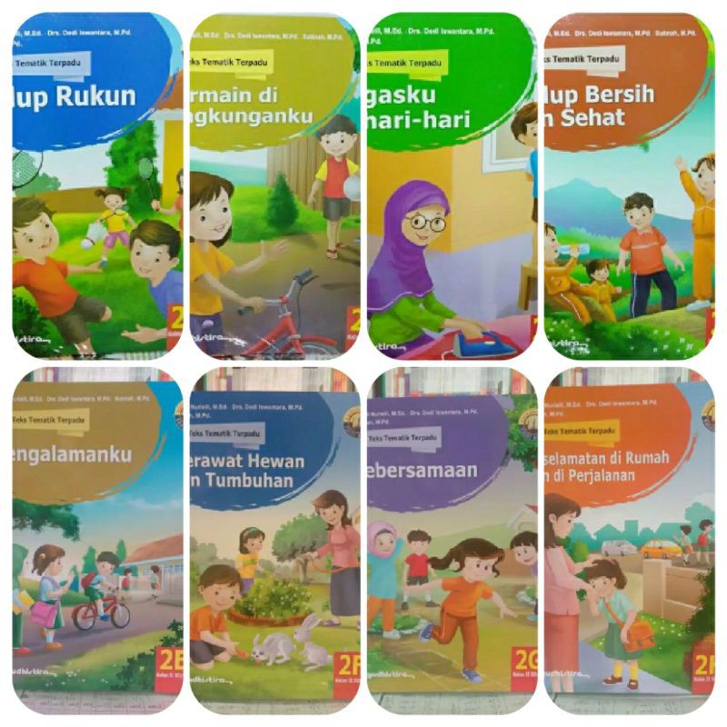 Jual Tematik Teks Terpadu Untuk Kelas 2 SD Mi kurikulum 2013 Edisi ...