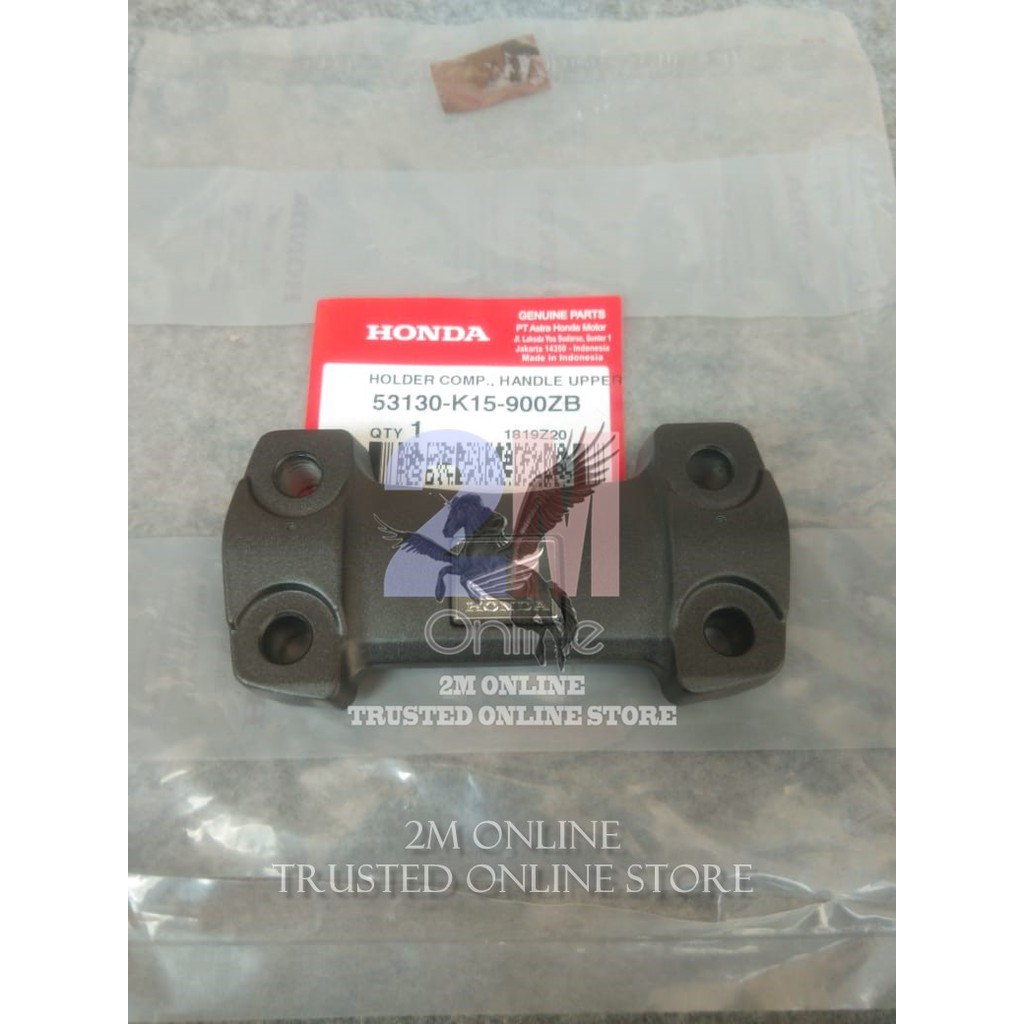 Jual 2m HOLDER COMP HANDLE UPPER TUTUP STANG CB150R ORI AHM 53130-K15 ...