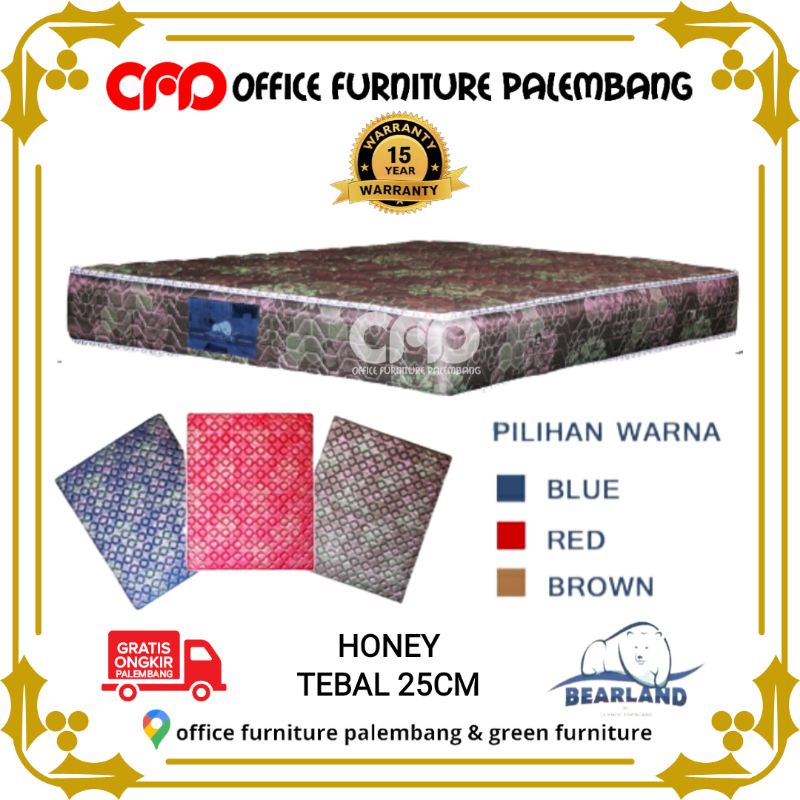 Jual matras spring bed kasur springbed olympic bearland honey (matras ...