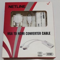 Jual netline vga to hdmi converter cable | Shopee Indonesia