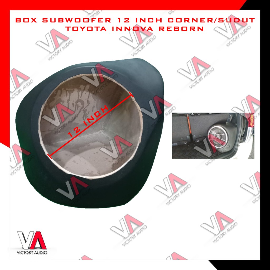 Jual Box Sudut Bahan MDF 18mm Subwoofer Audio Mobil 12 Inch Toyota ...