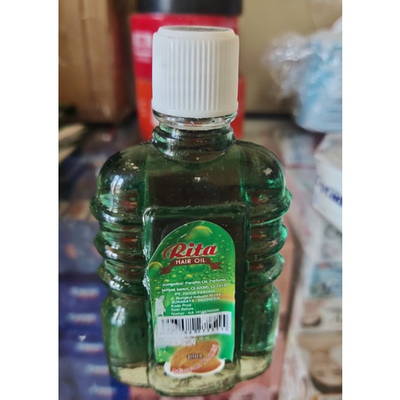 Jual MINYAK RAMBUT RITA/HAIR OIL RITA/ MINYAK KEMIRI FREE PLASTIK BUBLE ...