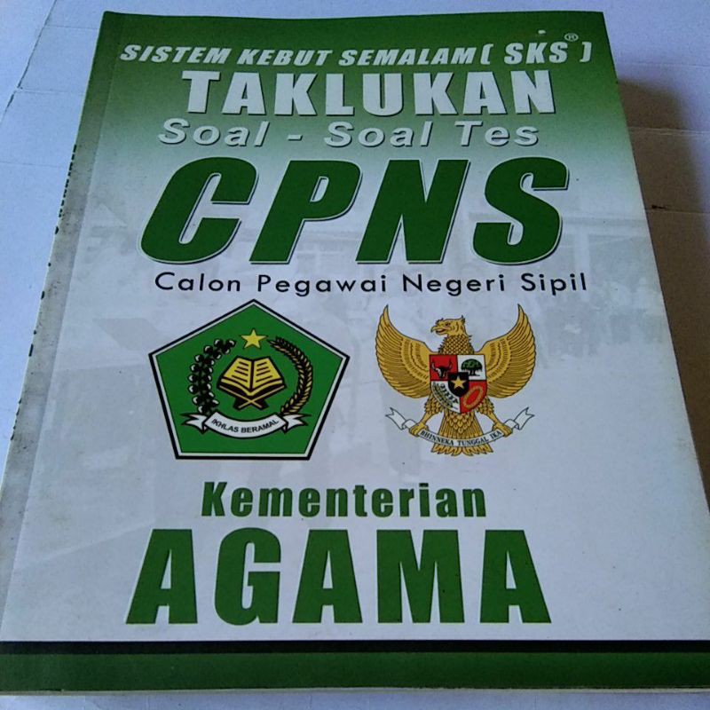 Jual Buku Bimbel - Taklukan Soal-soal Tes CPNS Kementerian Agama ...