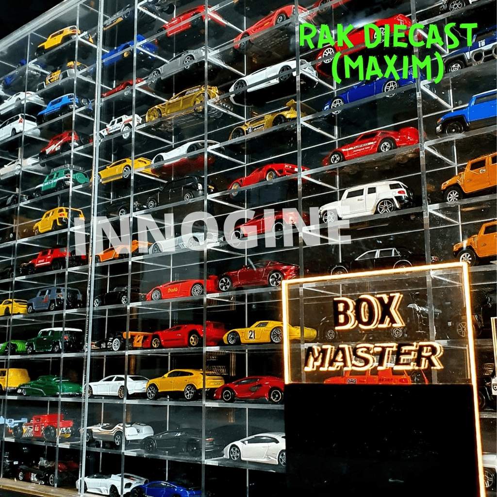Jual Rak Pajangan Box Akrilik Custom Rak Hotwheels Akrilik Rak Cars rak ...