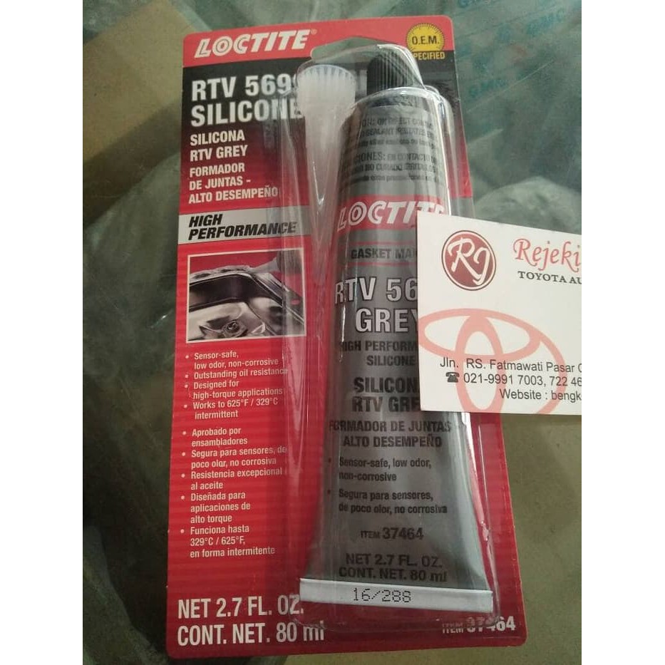 Jual (100% Original) Lem Gasket Loctite RTV 5699 Grey | Shopee Indonesia