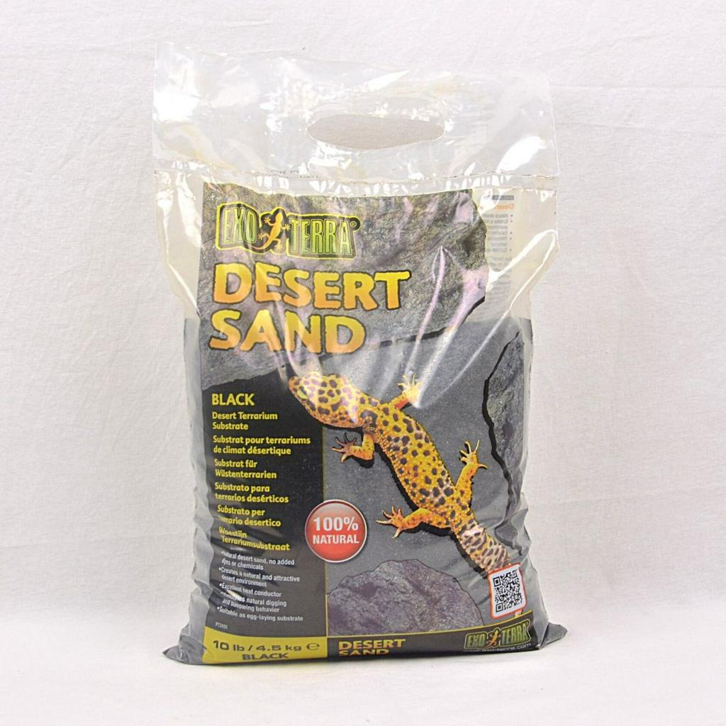 Jual EXOTERRA Pasir Reptile Desert Sand Black 4.5kg Shopee Indonesia