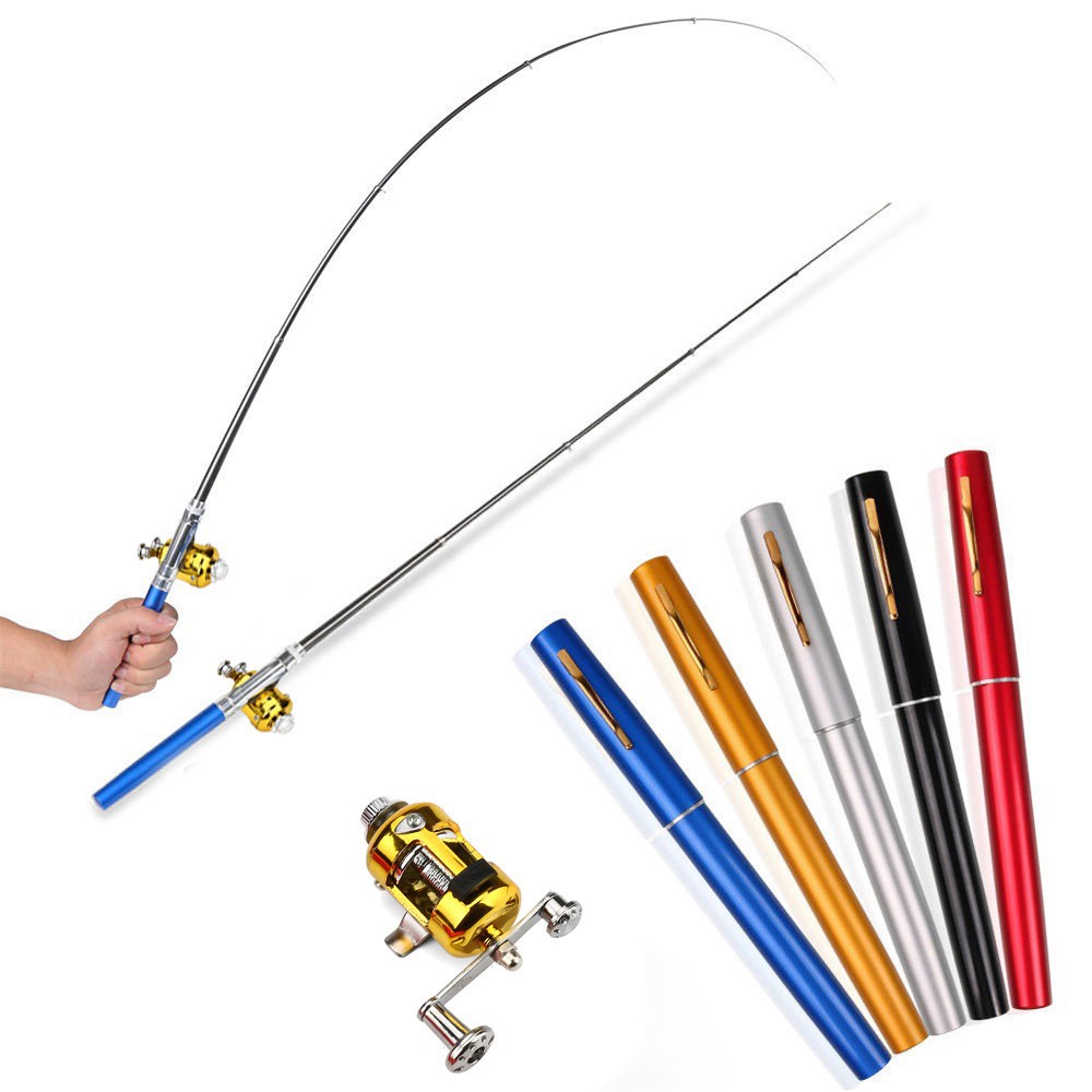 Jual Joran pancing rod Alat Set pancing mini pen fishing rod 180CM Bearing  capacity 2 Kg