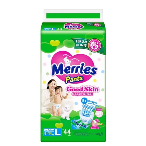 Jual Merries ukuran L isi 44 // Merries L44 | Shopee Indonesia