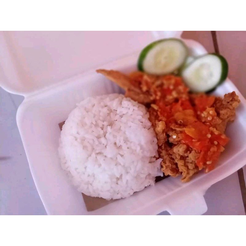 Jual Paket hemat nasi box ayam geprek 10.000 | Shopee Indonesia