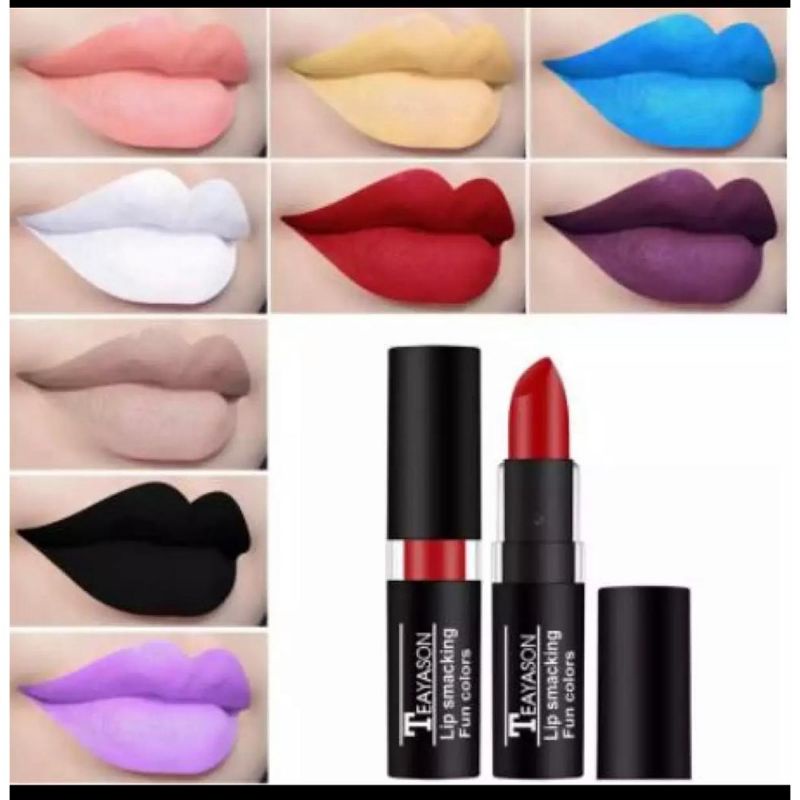 Jual LIPSTIK FUN COLOR LIPSTICK TEAYASON VIBELY DRAGON RANEE PUTIH ...