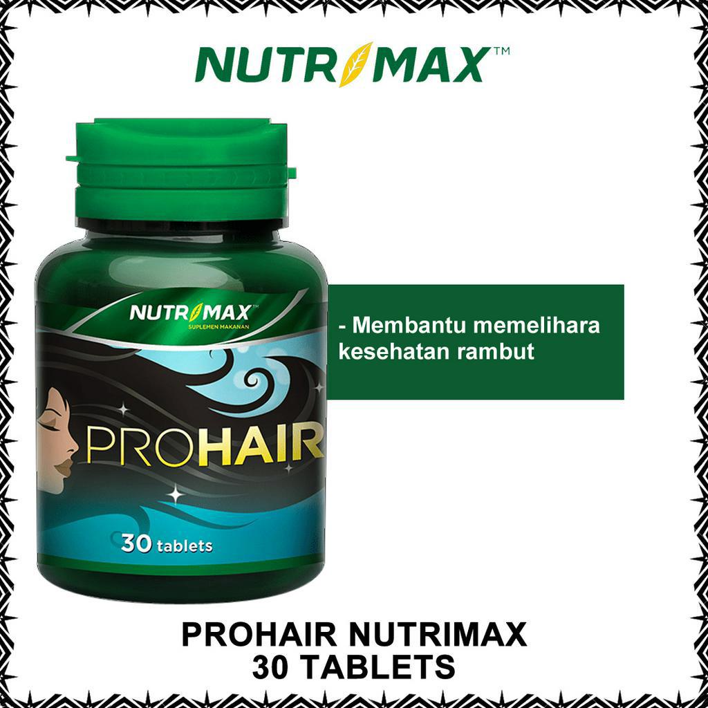 Jual NUTRIMAX PROHAIR SUPLEMEN KESEHATAN RAMBUT 30 TABLETS ...