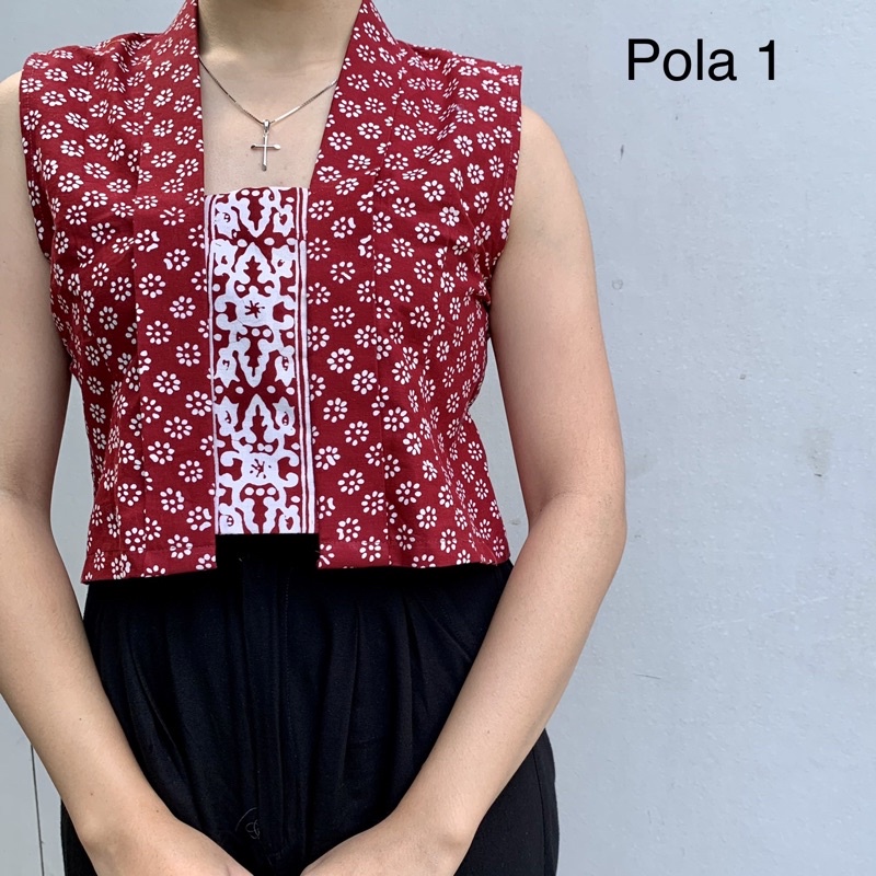 Jual BAJU ATASAN BATIK RAFFLESIA MERAH | Shopee Indonesia