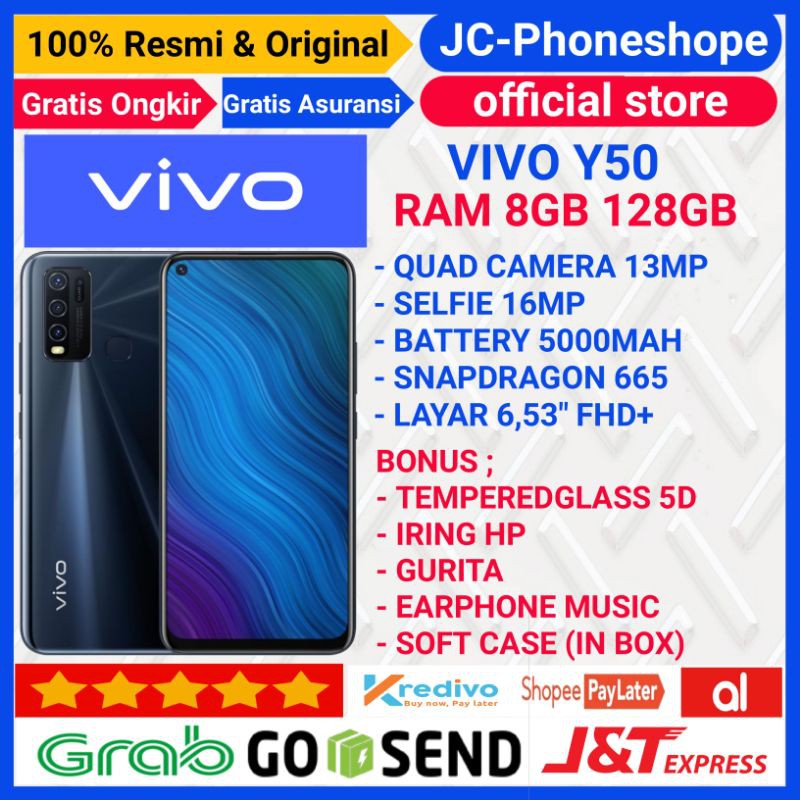 Jual Vivo Y50 128GB Terlengkap & Harga Terbaru Juli 2026 | Shopee Indonesia
