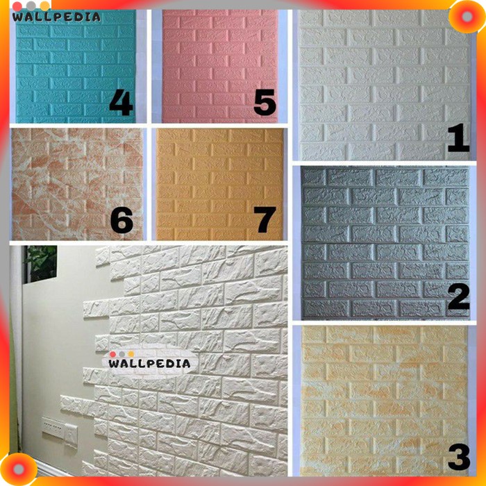 Jual Wallpedia Wall Foam Batu Bata Wallpaper Brick Foam Batu Bata Cm