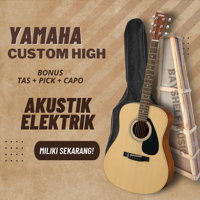 Jual Gitar Akustik Elektrik Listrik Yamaha F Murah Equalizer R