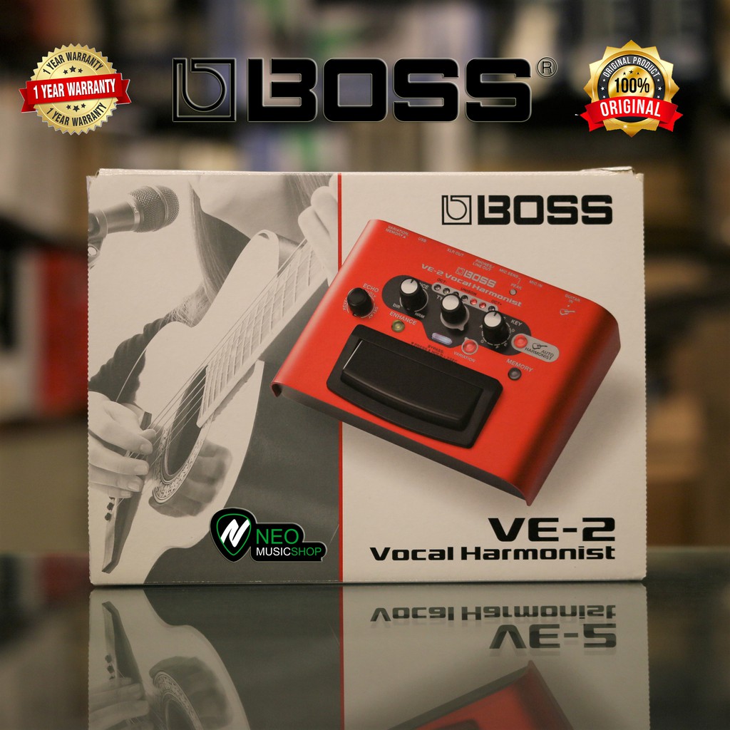 Jual Boss VE2 Vocal Harmonist Effects Processor Stompbox | Shopee Indonesia