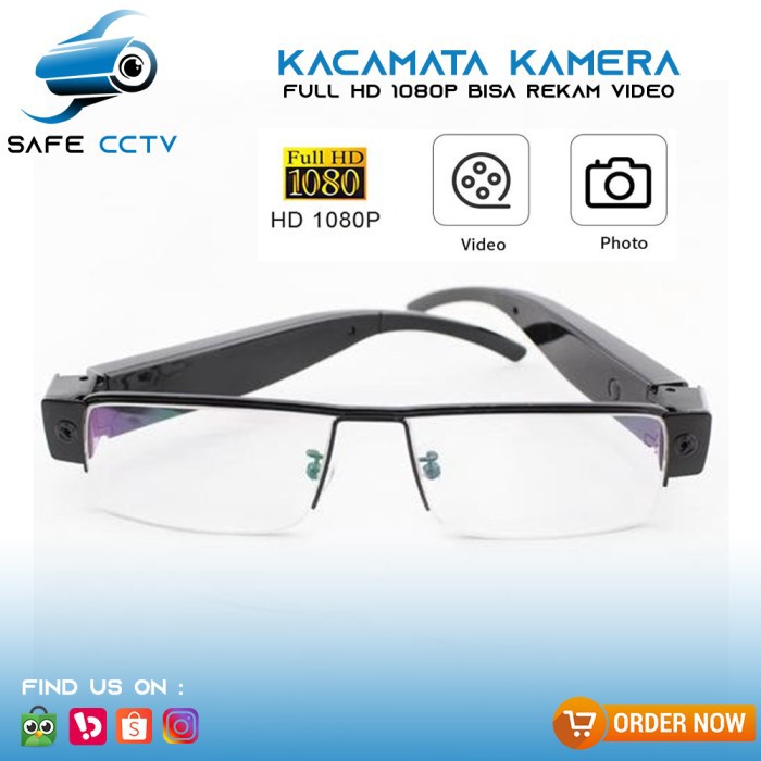 Jual Kacamata Kamera Full Hd 1080p Spy Camera Eyeglasses Bisa Rekam
