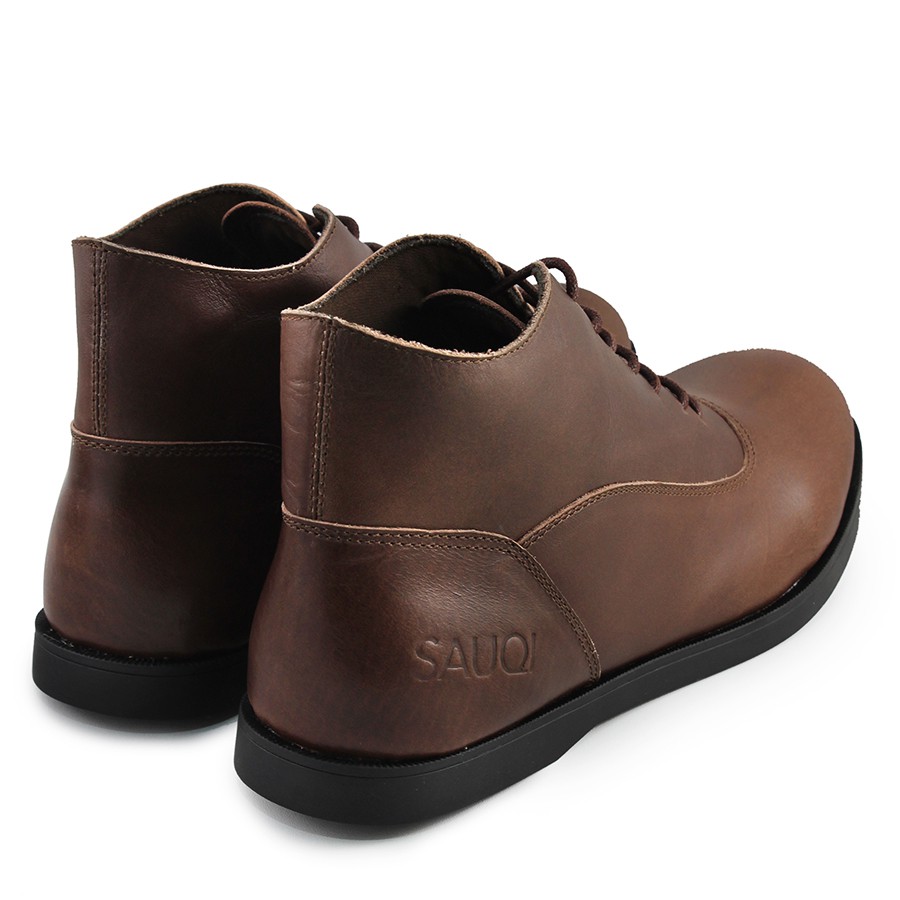 Jual Boots Kulit Asli Sepatu Pria Sauqi Spectre Boots Work Gantleman ...