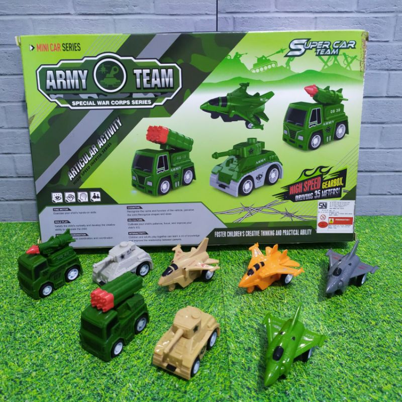 Jual diecast set tank truk rudal - mainan miniatur anak edukatif ...