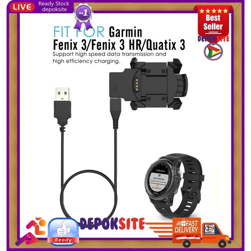 Jual USB Data Kabel Charging Hub Garmin Fenix 3 Charger Hub Fenix 3 HR