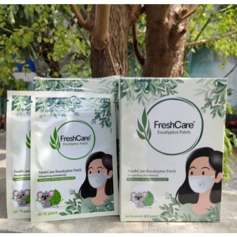 Jual Freshcare Eucalyptus Patch Sticker Masker 1 Sachet Isi 12 ORIGINAL ...