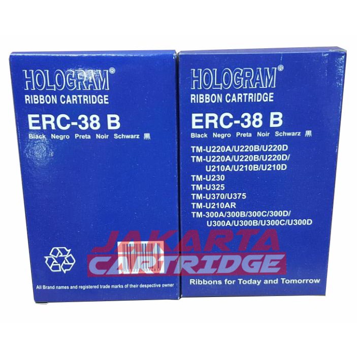 Jual Ribbon Cartridge ERC 38 B Merk Hologram - BlacK | Shopee Indonesia