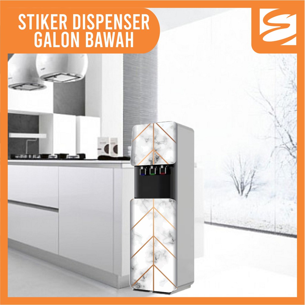 Jual Stiker dispenser galon bawah (40cm x 100cm) - marmer (Sticker ...