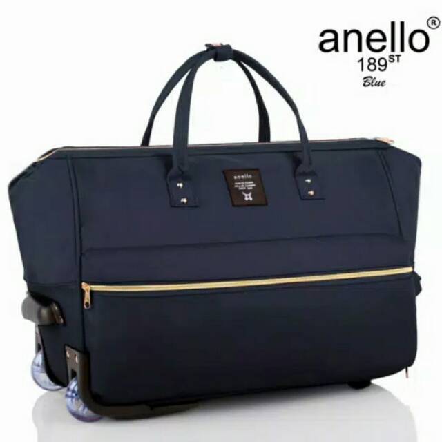 Troly Baju Anello Tas Travel Trolley Bag Pakaian Travel Bag Anello 189 Troli Anello 2 Roda