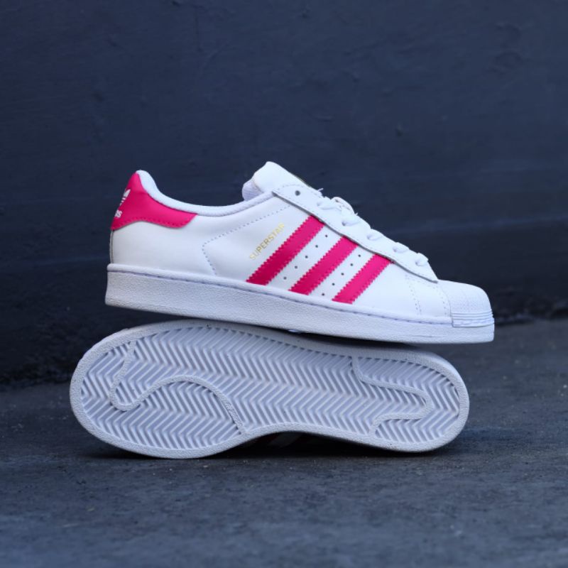 Adidas Superstar White Pink