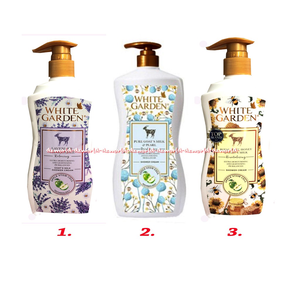Jual White Garden 500ml Lavender Chamomile Goat Milk Revitalizing Apple