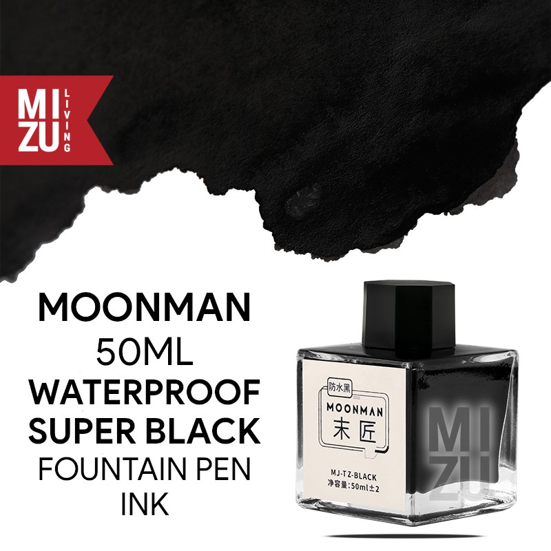 Jual MOONMAN Majohn WATERPROOF Permanent Fountain Pen Ink 50ML Bottle