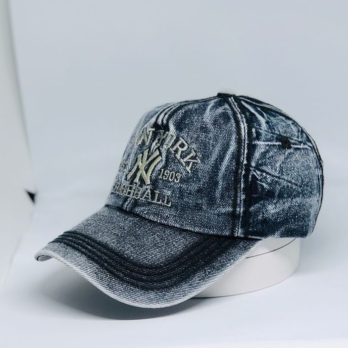 Jual Topi Baseball Pria Distro NY Jeans Denim - Topi Pria Dan Wanita ...