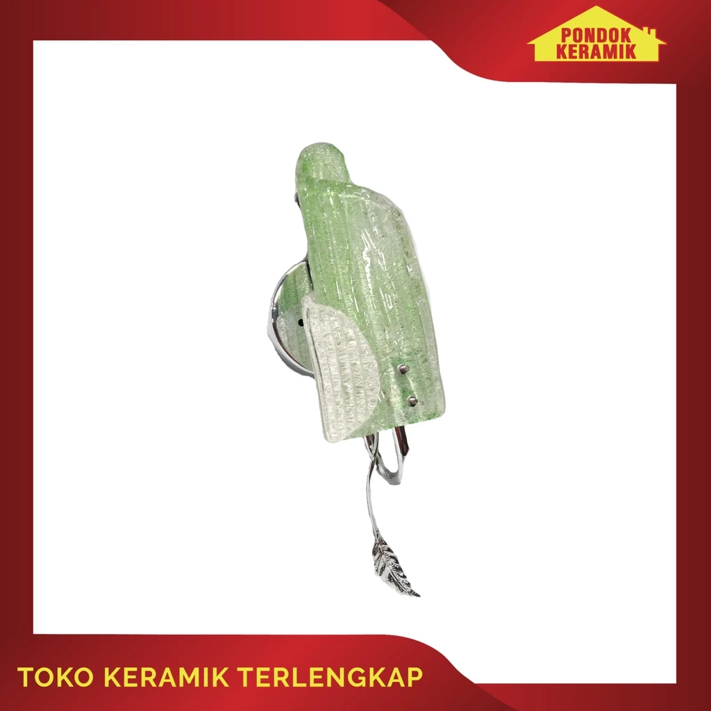 LAMPU DINDING HIAS MINIMALIS MODEL KEKINIAN B-153-16R GREEN