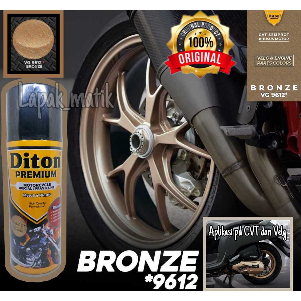 Jual Pilok DITON PREMIUM SILVER TITANIUM BRONZE GOLD GREY MAGNESIUM