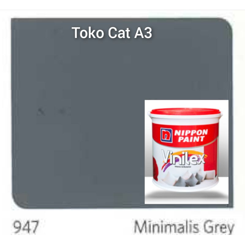 Jual Cat Tembok Vinilex 5kg "Minimalis Grey" Tinting Colour Shopee
