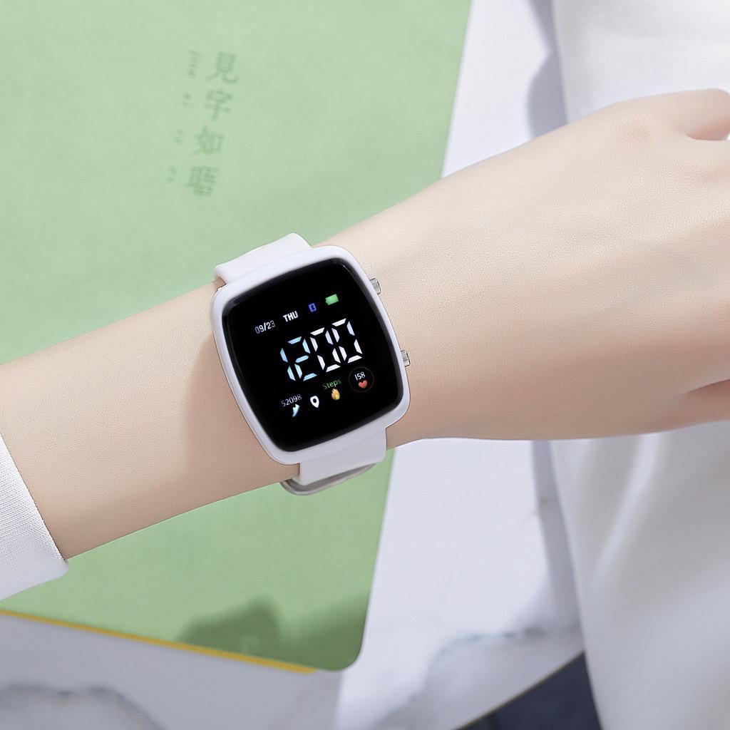 Jual [WILL] Jam Tangan LED Digital Pria Wanita Rubber Fashion Couple Anak Remaja Import Premium