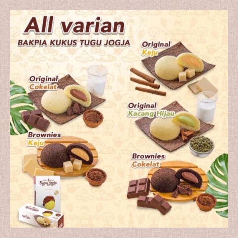 Jual Bakpia Kukus Tugu Jogja Original Original & Brownies Bakpia