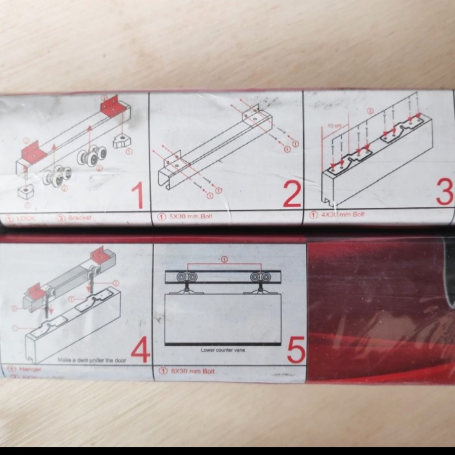 Jual Sliding Track Rel Hampton Hemton Pintu Kaca Rumah Geser Aluminium ...
