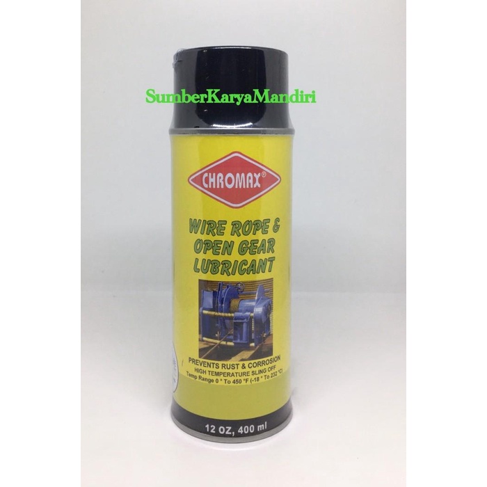 Jual Wire Rope Lubricant Spray Chromax | Shopee Indonesia
