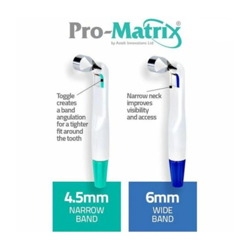 thumbnail image 2 of Medicom Pro-Matrix Disposable Dental Matrix Bands – Contoured – 6mm / 4.5mm – 50/Box 2 of 3