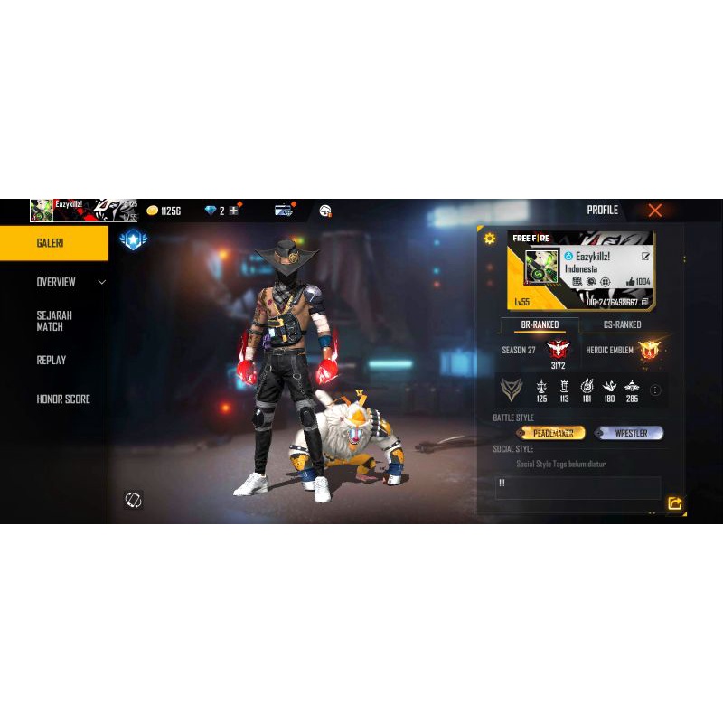free fire akun